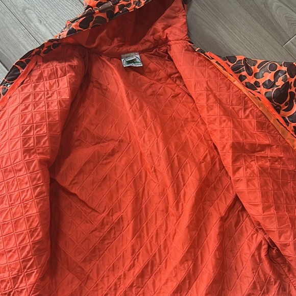 Lake 'N Trail Vinyl Camo Quilted Rain Jacket, Size XL, Vintage - Picture 5 of 9